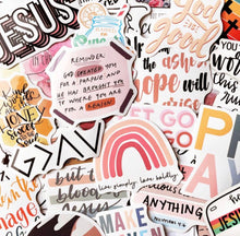 Load image into Gallery viewer, Christian Sticker Bundle - 10 Pack