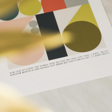 Load image into Gallery viewer, John 3:16 8x10 Modern Art Print