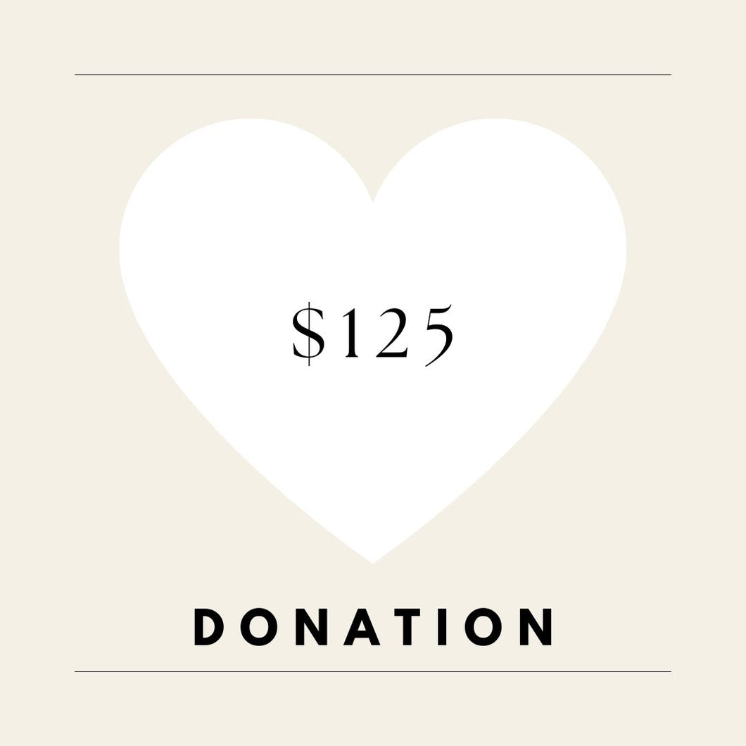 DONATION $125