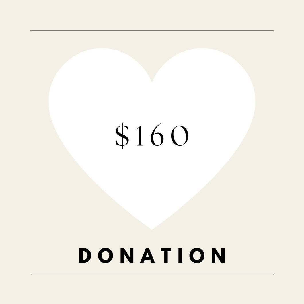 DONATION $160